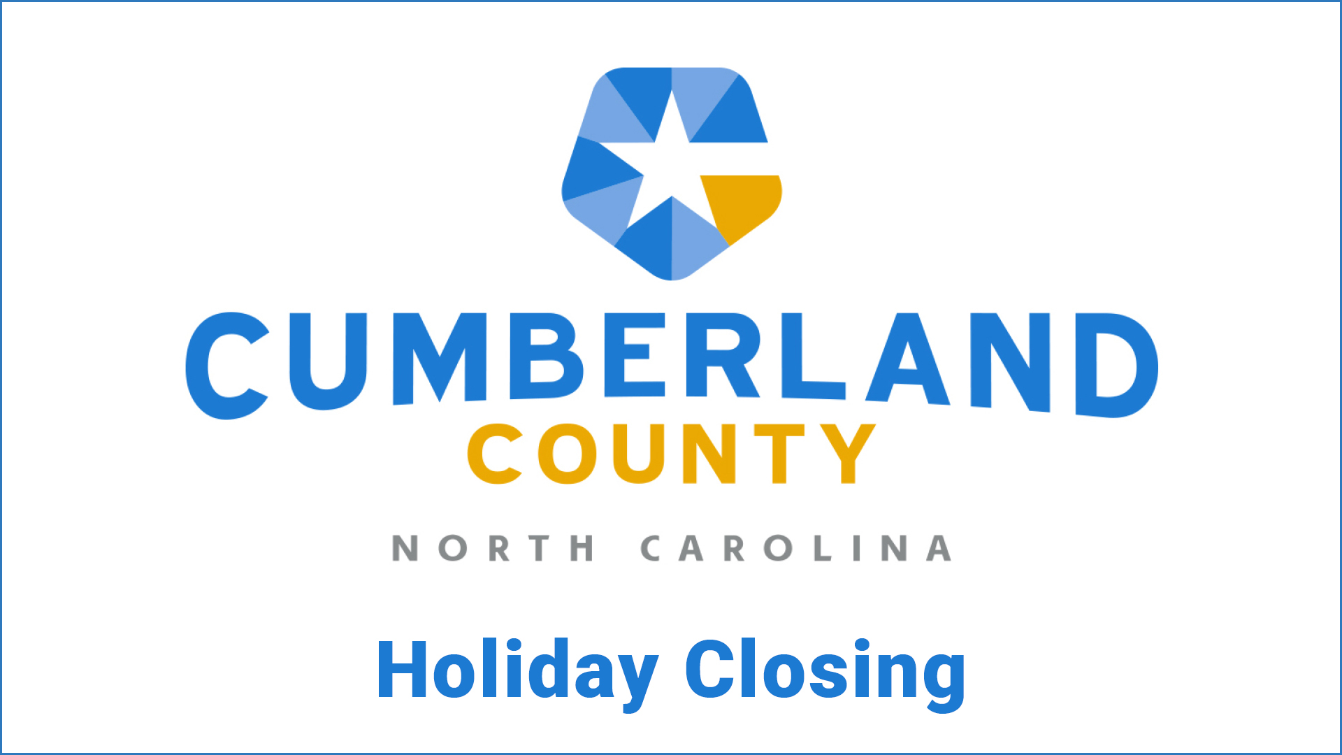 Holiday Closing