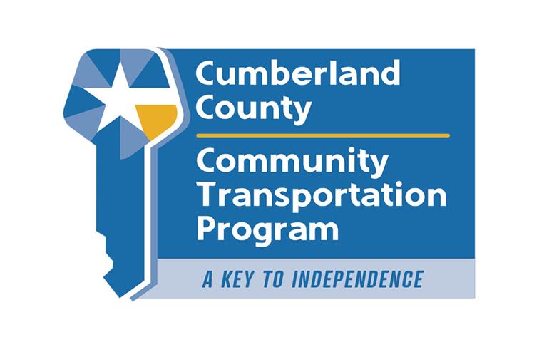 Cumberland County Community Transportation Program logo with text: A Key to Independence.