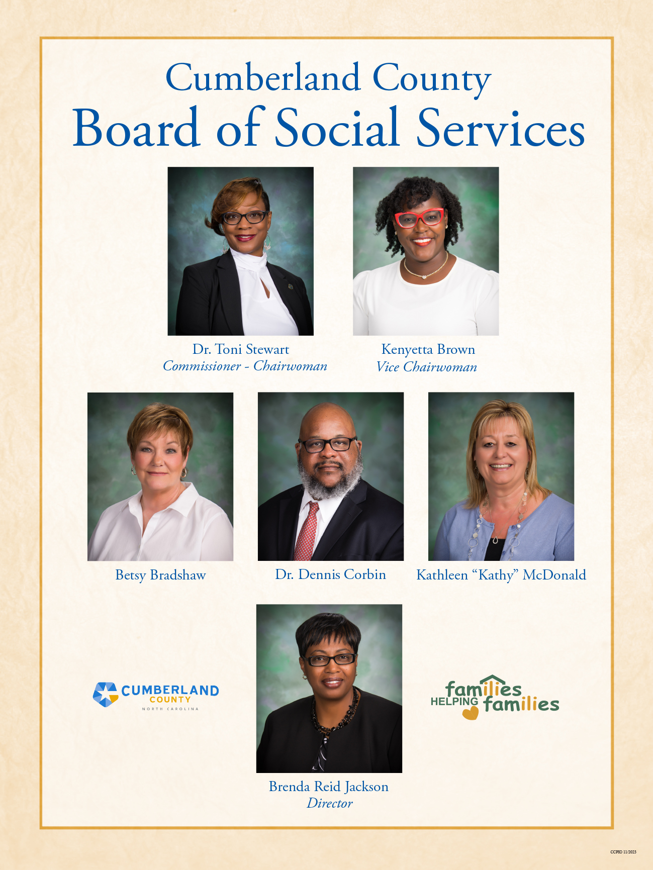 photos of Social Services board members